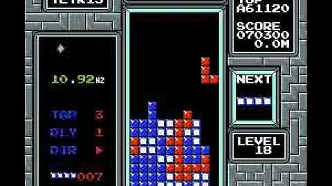 NES Tetris - 1,110,860 (First Recorded Maxout)