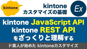 kintone JavaScript API/REST APIを超ざっくりと理解する（ドシキンカス ゲリライブ）