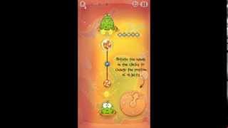 Cut the Rope: Time Travel - Level 6-1 - Stone Age - 3 Star Walkthrough