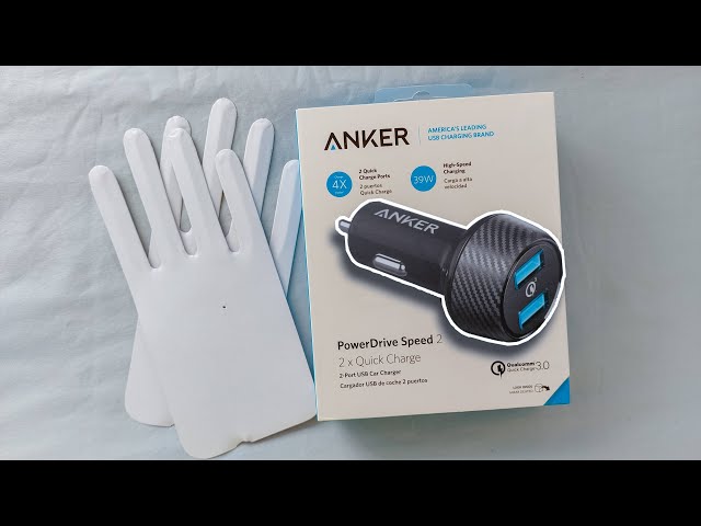 ANKER POWERDRIVE SPEED 2 UNBOXING 39WATT 2 PORT USB CAR  CHARGER | UNBOXING CHANNEL