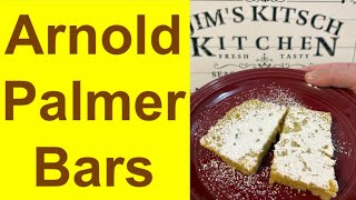 Arnold Palmer Bars Recipe | Sweet Tea & Lemonade in One Irresistible Dessert