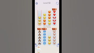 EMOJI SORT PUZZLE LEVEL 92