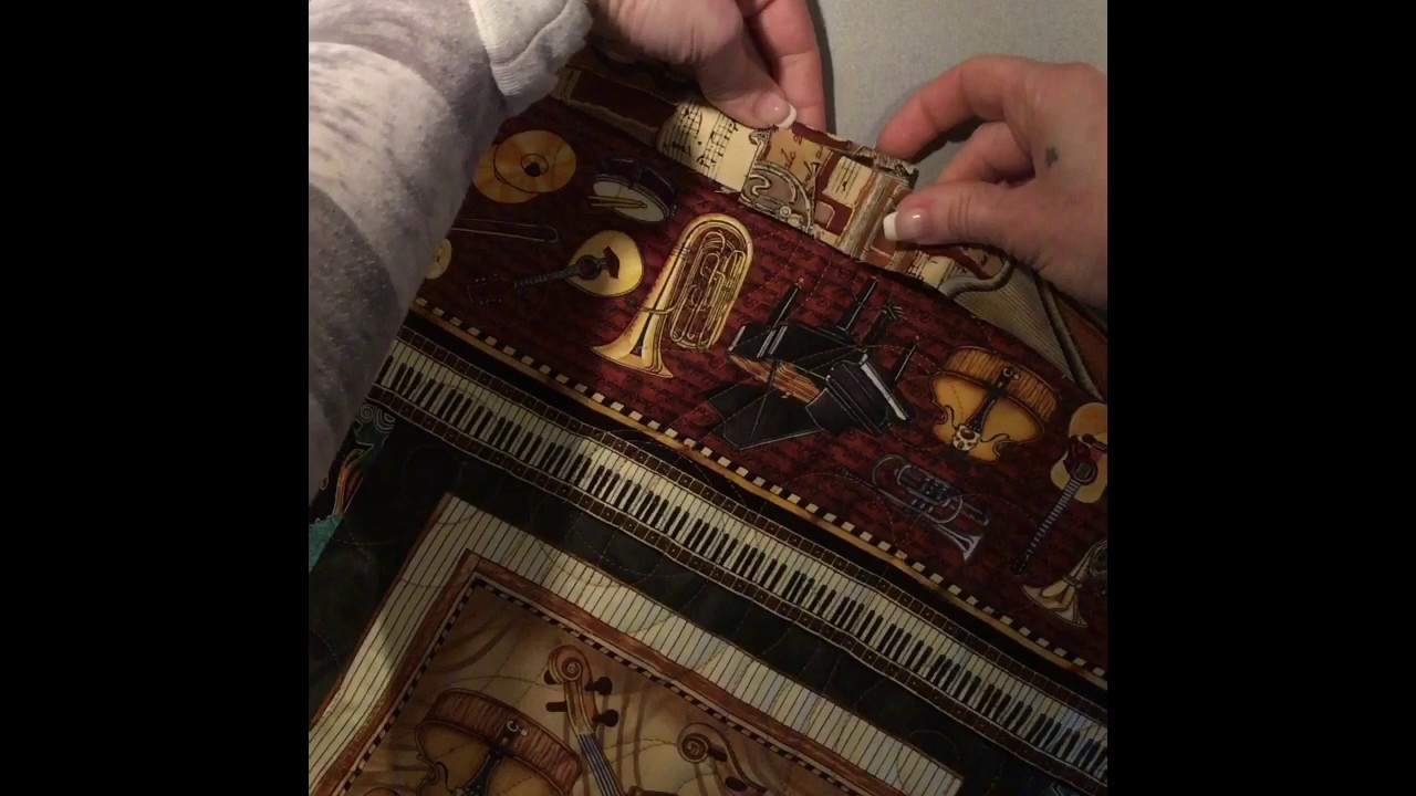 Joining the ends of your quilt binding. YouTube