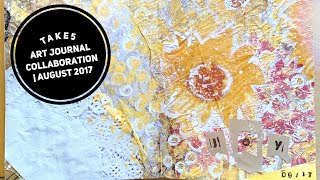 Take5 Art Journal | Mixed Media | Collaboration | August 2017