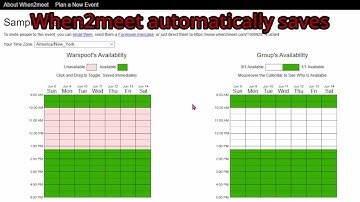 When2meet | A Youtube Tutorial