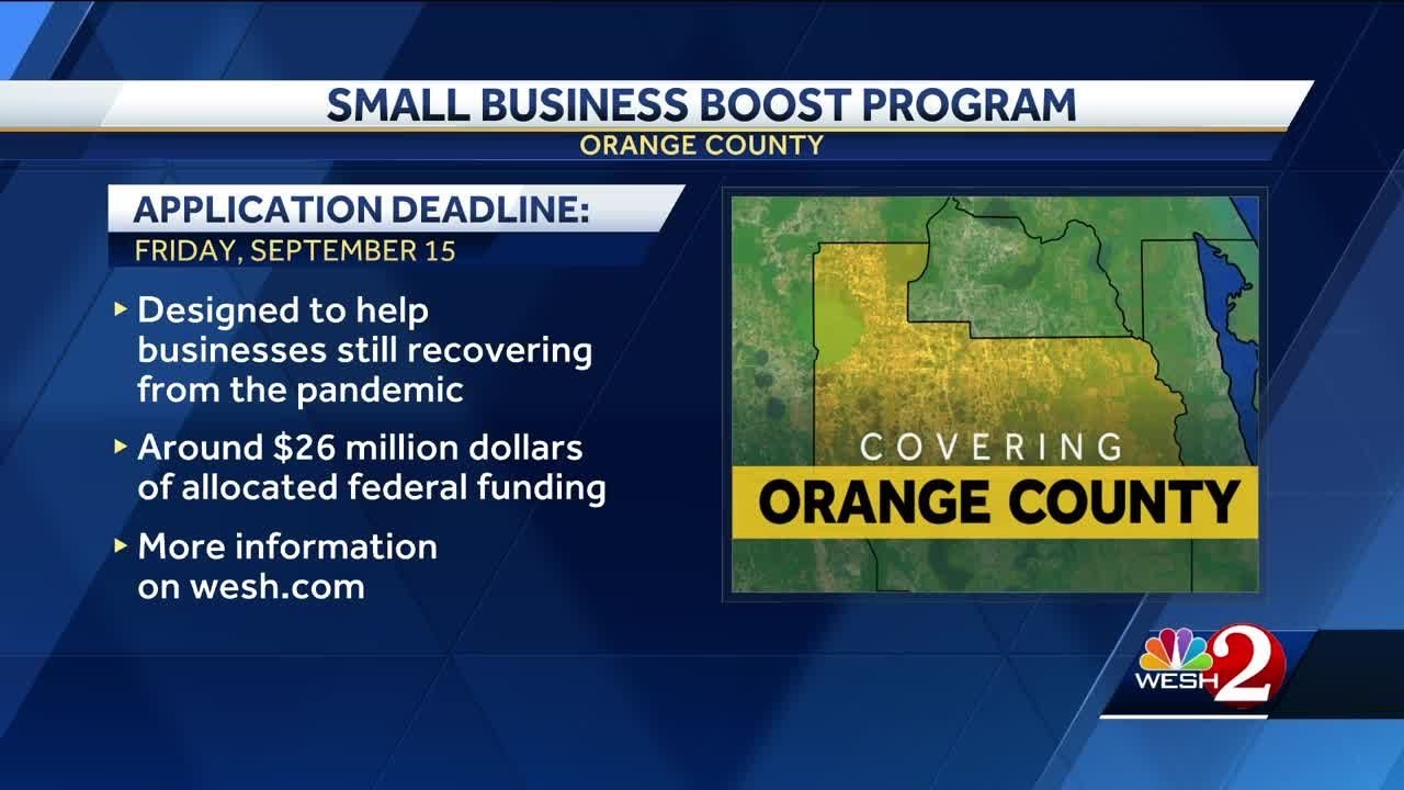 Deadline for Orange County Small Business BOOST program approaching