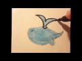 How to Draw a Cartoon Whale