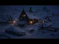 The sound of freezing storm winds for sleep | the ideal atmosphere for sleeping at night.