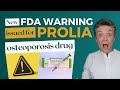 Alert! FDA Drops Bombshell on PROLIA for Osteoporosis