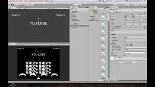 12.Space Invaders in Unity - Invaders GUI
