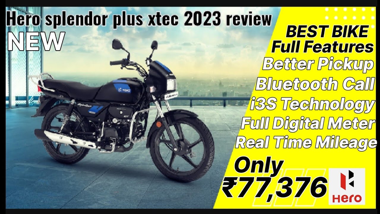 😱New Hero splendor plus xtec 2023 review♨️ #video #viral # ...