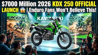 2026 Kawasaki KDX 250 OFFICIAL LAUNCH 😱 | Enduro Fans Won’t Believe This!