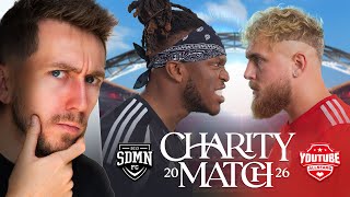 KSI VS JAKE PAUL AT THE SIDEMEN CHARITY MATCH Update