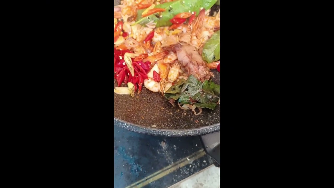 Tahu, tempe, udang kecap maknyus