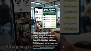 Unlock Instagram Contacts in Seconds! #datascrapify #bhansalisoft,#scraper