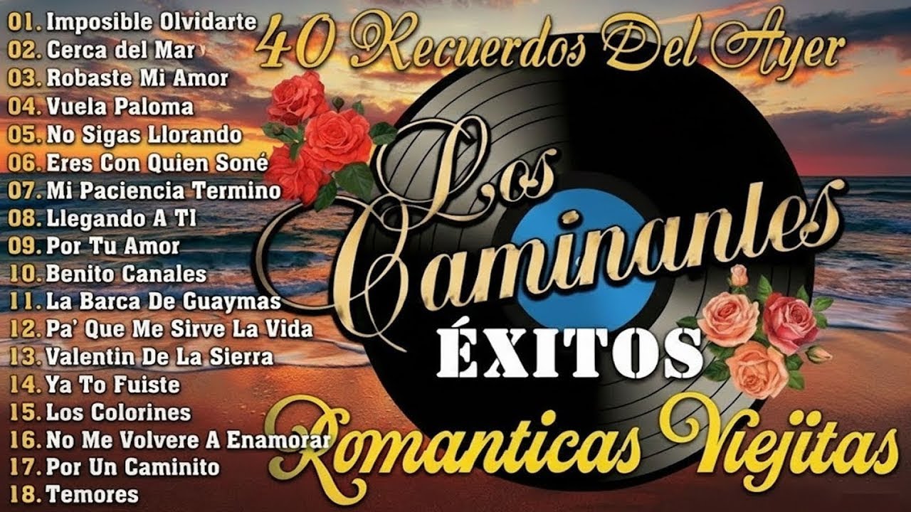 LOS CAMINANTES 20 GRANDES ÉXITOS INOLVIDABLES 💖 ROMÁNTICAS VIEJITAS PERO BONITAS💕17012