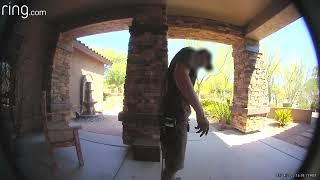 UPS Driver Collapses on Porch During High Temperatures in Arizona