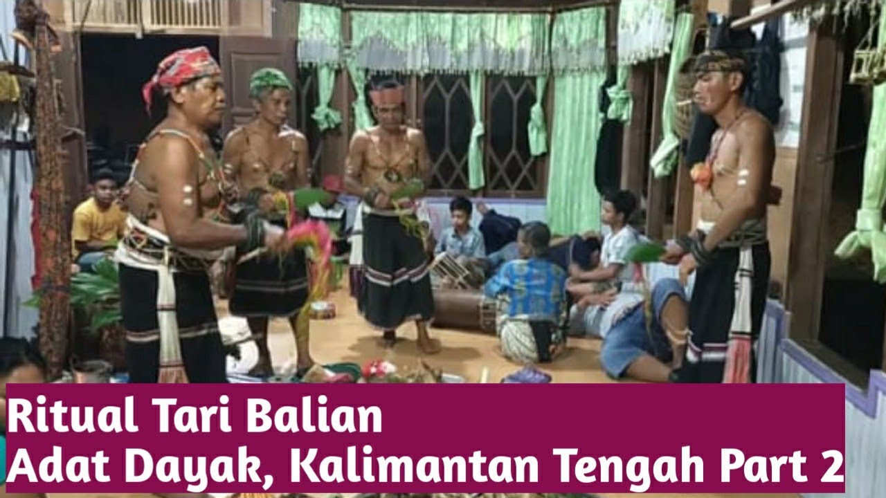 Balian adat dayak, desa nihan hilir kalimantan tengah