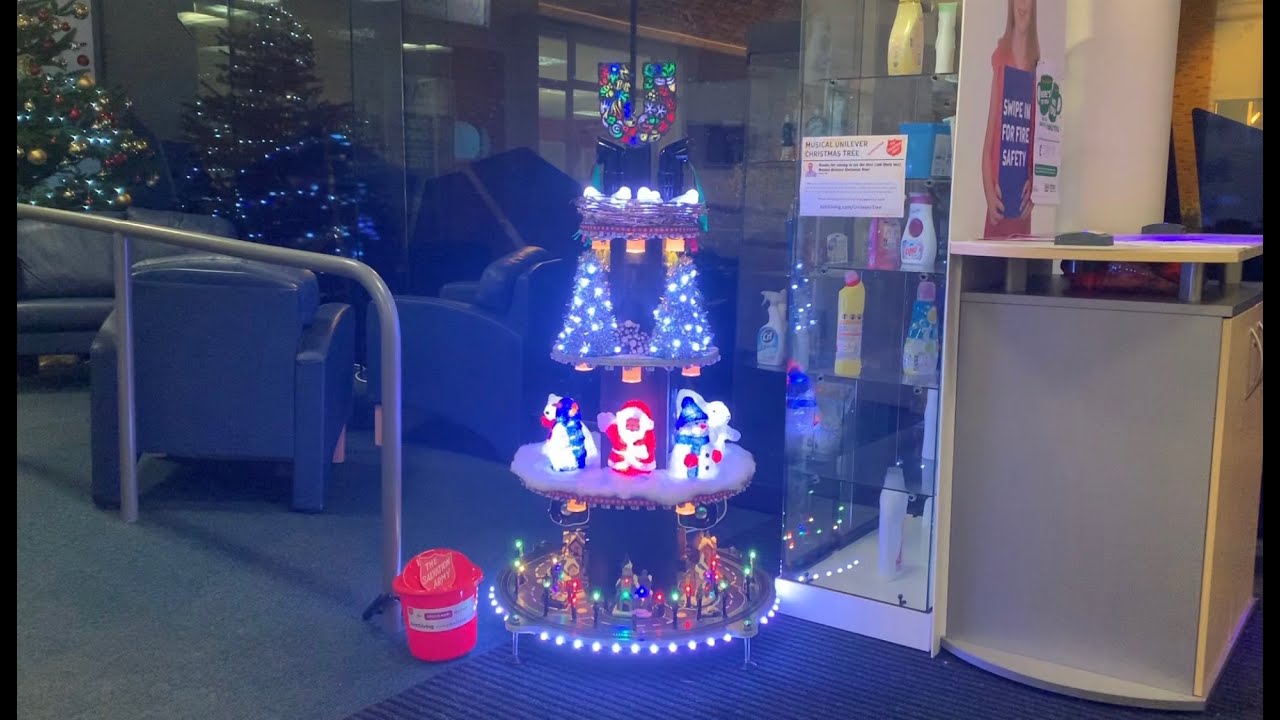 Musical Light Show Christmas Tree Unilever Advert YouTube