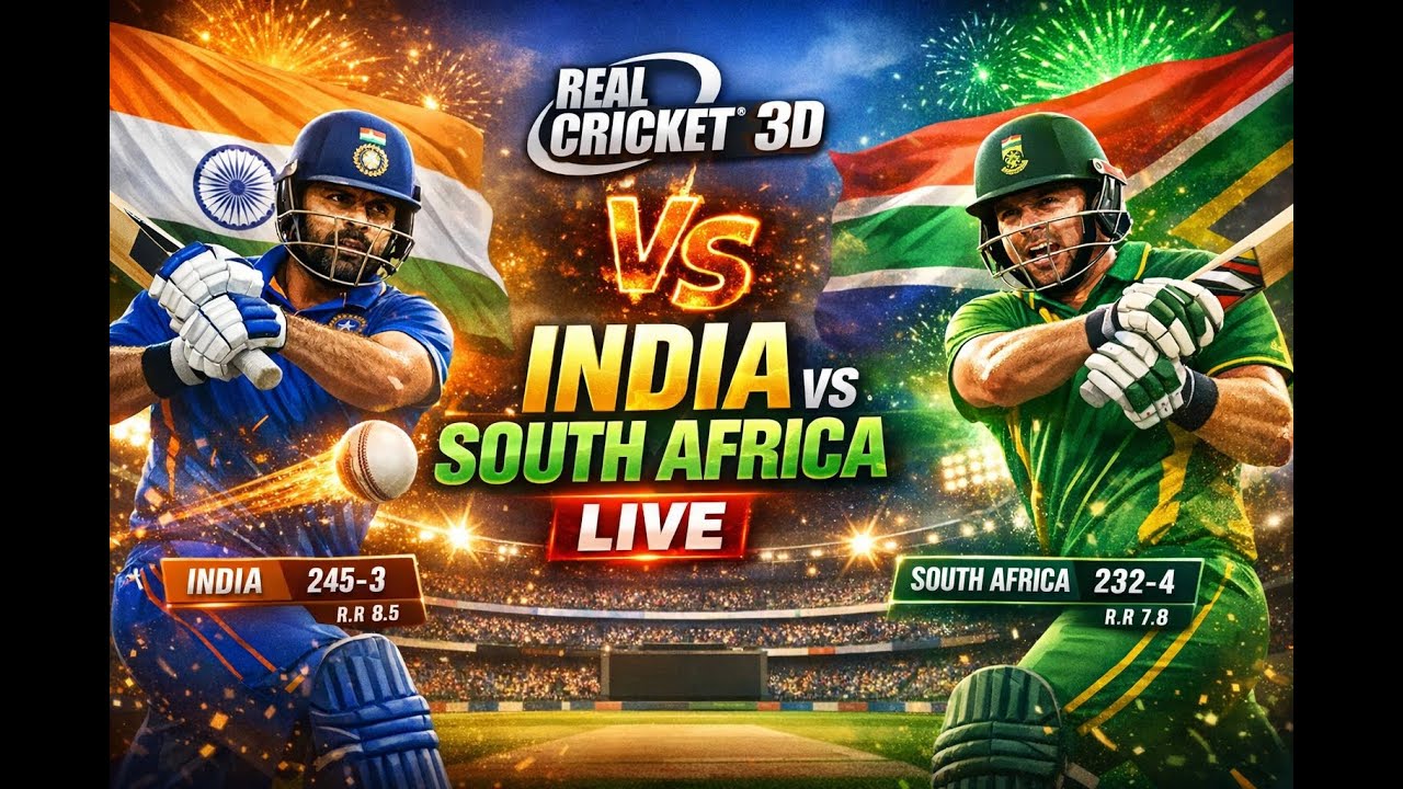 India vs South Africa Live|Real Cricket 3D