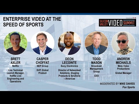 SVVS 2025: Enterprise Video at the Speed of Sports