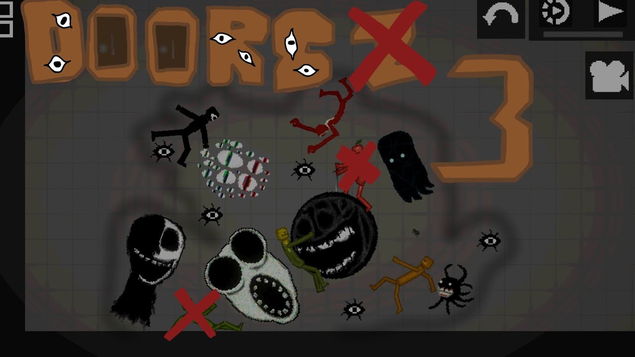 DOORS 3 Melon Playground ROBLOX DOORS (The library) YouTube