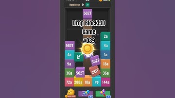 Drop Block 3D Puzzle Gameplay 039 #games #eronluke #shortvideo #shortsfeed