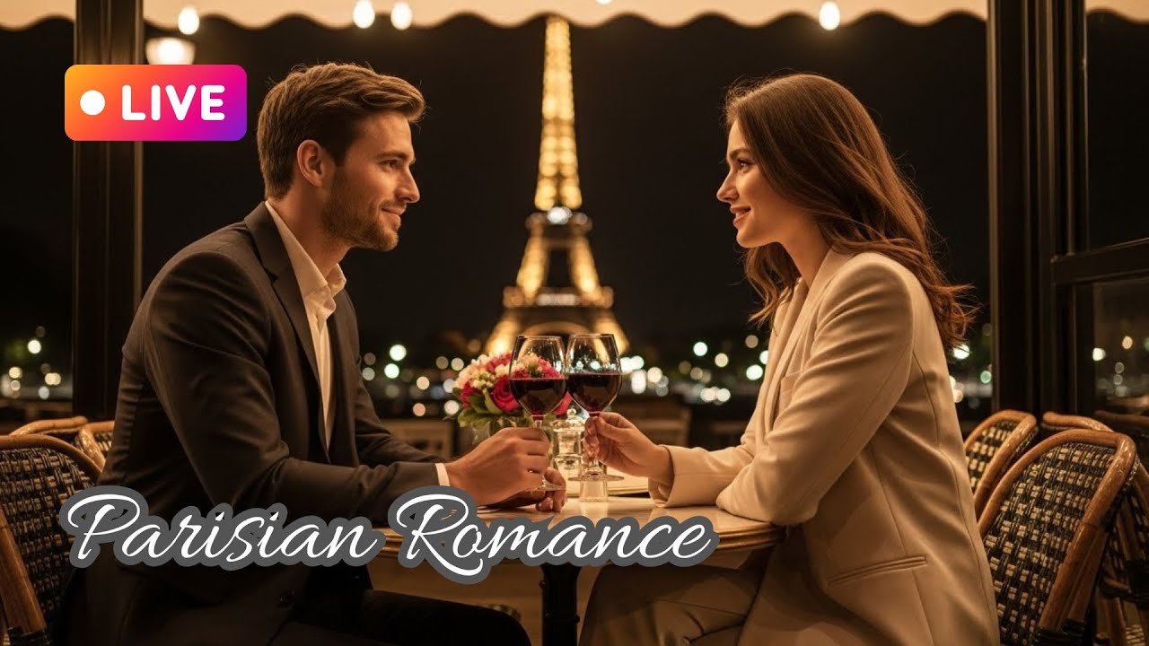French Romance LIVE 💕 Love Songs for Late Night