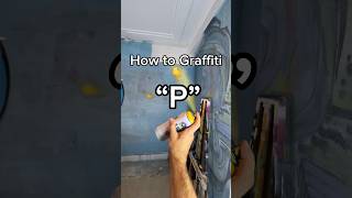 How to easy graffiti letter “P” #graffitialphabet