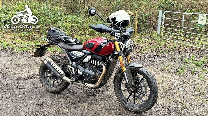 Triumph Scrambler 400 X - Limitations of Stock Bike On & Off Road