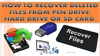 How to Recover Deleted Files from Recycle Bin, USB, Memory Card