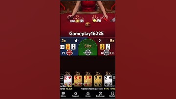 Thumbnail of 50X 5x 2X 🫣 #casino #baccarat #moneymaking #1xbet #game #lucky #winning #fun #cards