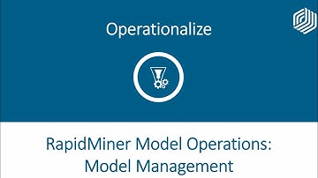 Model Operations - Model Management | RapidMiner