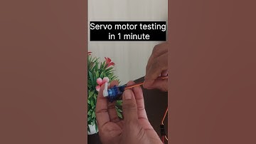 How to test Servo Motor in 60 Second #servomotor #arduino #robot #experiment #explore #shorts #servo