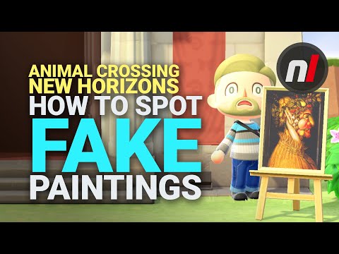 Animal Crossing New Horizons: Crazy Redd & How to Spot His Fake Paintings