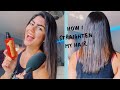 How i straighten my hair  my tips and tricks  gabriella mortola