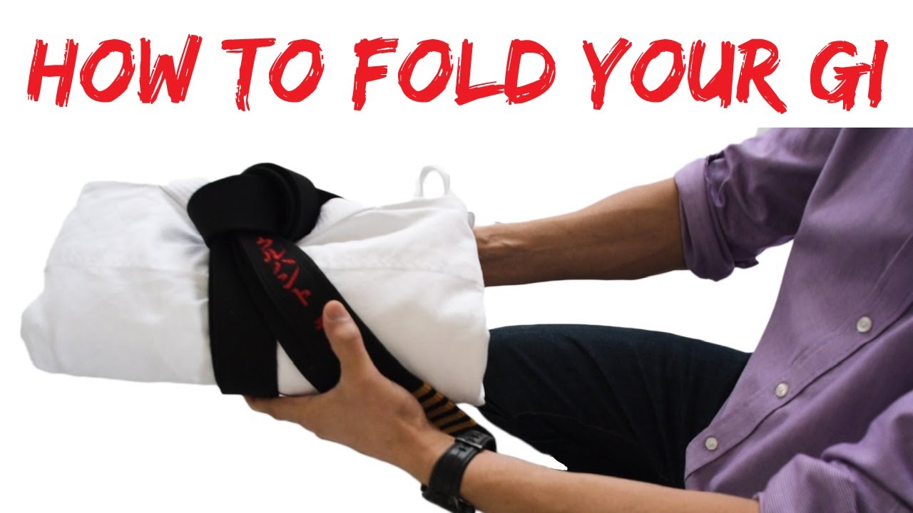 How to fold your Karate uniform YouTube