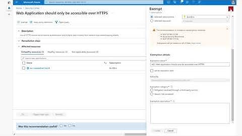 Azure Security Center: The Encrypt Data in Transit Security Control