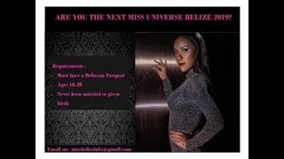 Casting Call Gets Underway of the Next Miss Universe Belize Casting Call Gets Underway of the Next Miss Universe Belize