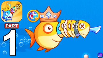 Fish.IO - Hungry Fish - Gameplay Walkthrough Part 1 Tutorial (Android, iOS Gameplay)