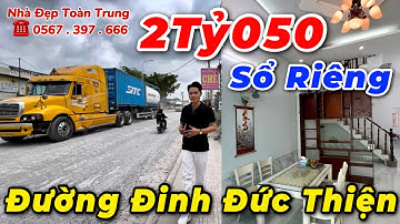 Chủ Cần Bán Gấp🔥 Nhà Đường Đinh Đức Thiện Sổ Riêng Chỉ 2tỷ050 Gần Chợ Bình Chánh