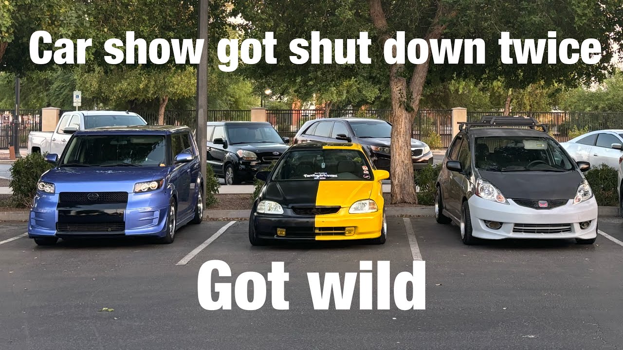 Car show got shut down twice by cops - YouTube