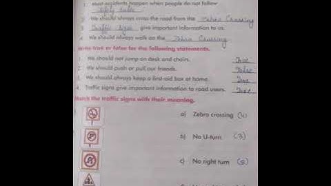 Class-2, Subject-EVS, Video - 34, Part-3 Safety First  (Chapter-10) by Mrs.Shweta Sharma