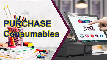 Purchase Consumable Items | AccroBIZ ERP