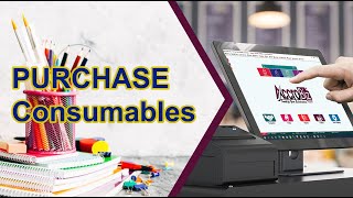 Purchase Consumable Items | AccroBIZ ERP