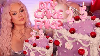 Making a fake cake! - DIY CAKE FAKE TUTORIAL (even though I have no idea what im doing)
