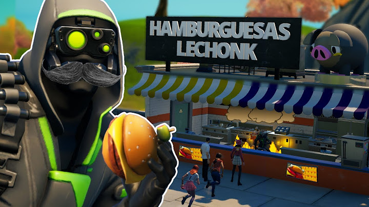 Fortnite - TRABAJO DE INCÓGNITO EN HAMBURGUESERÍA