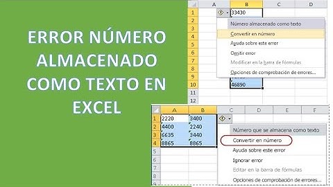 Error número almacenado como texto - Curso de Excel y mas...