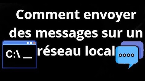 How to send messages over a local network via CMD command prompt