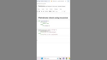 Palindrome check using recursion in python